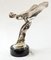 Silberne Bronze Statue der fliegenden Dame 4