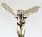 Silberne Bronze Statue der fliegenden Dame 9