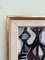 Figure geometriche, anni '50, Olio su tela e guazzo, con cornice, Immagine 4
