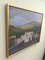 Houses by the Hills, 1950s, Oil on Canvas, Framed 6