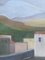 Houses by the Hills, 1950er, Öl auf Leinwand, Gerahmt 3