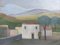 Houses by the Hills, 1950er, Öl auf Leinwand, Gerahmt 1