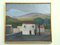 Houses by the Hills, 1950s, Oil on Canvas, Framed, Image 2