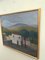 Houses by the Hills, 1950s, Oil on Canvas, Framed 8