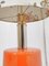 Space Age Floor Lamp in Glass and Gilded Brass, 1970s 8