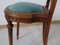 Louis XVI Style Chair in Oak and Velvet 9