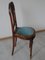 Louis XVI Style Chair in Oak and Velvet 7