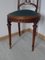 Louis XVI Style Chair in Oak and Velvet, Image 2