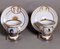 Napoleon III Style Limoges Porcelain Cups with Plate, 1880, Set of 4 3