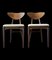 Dining Chairs by Richard Jensen and Kjærulff Rasmussen for Andreas Hansen, Set of 4 1