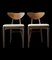 Dining Chairs by Richard Jensen and Kjærulff Rasmussen for Andreas Hansen, Set of 4, Image 1