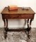 French Biedermeir Style Wooden Desk with Drawer, 1870, Image 19