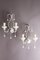 Apliques de pared franceses de cristal de Murano opalino en blanco, años 50. Juego de 2, Imagen 4