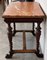 Neoclassical Italian Walnut Side Table with Marble Top and Carved Decor, 1800s 8