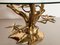 Mid-Century Tree Coffee Table in Brass and Cut Glass by Willy Daro, 1970s, Image 12