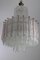 Italian Chandelier with Heavy Glass Hanging, 1960s, Image 1