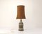 Vintage Ceramic and Rattan Table Lamp, Image 1