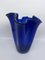 Murano Glas Taschentuch Vase, 1980er 4