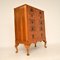 Large Antique Figured Walnut Chest of Drawers, 1930, Image 3