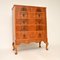 Large Antique Figured Walnut Chest of Drawers, 1930 2