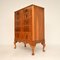 Large Antique Figured Walnut Chest of Drawers, 1930, Image 4