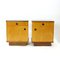 Mid-Century Bedside Tables in Oak from Up Zavody, Former Czechoslovakia, 1960s, Set of 2 1