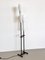 Mid-Century Italian Floor Lamp in Glass, Wood and Brass attributed to Stilnovo, 1960s 5
