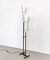 Mid-Century Italian Floor Lamp in Glass, Wood and Brass attributed to Stilnovo, 1960s, Image 2
