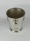 Vintage Advertising Ice Bucket Gancia in Silver-Plated Brass, Italy, 1950s 6