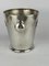 Vintage Advertising Ice Bucket Gancia in Silver-Plated Brass, Italy, 1950s 5