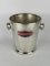 Vintage Advertising Ice Bucket Gancia in Silver-Plated Brass, Italy, 1950s 1