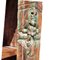 Étagère Vintage Sculptée de Grands Feuillages de l'Inde 3