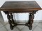 Victorian Carved Oak Console Table, France, 1880s 7