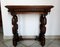 Victorian Carved Oak Console Table, France, 1880s 12