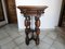 Victorian Carved Oak Console Table, France, 1880s 10