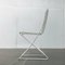 German Postmodern White Kreuzschwinger Chairs by Till Behrens for Schlubach, 1980s, Set of 3 1