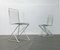 German Postmodern White Kreuzschwinger Chairs by Till Behrens for Schlubach, 1980s, Set of 3 4