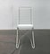 German Postmodern White Kreuzschwinger Chairs by Till Behrens for Schlubach, 1980s, Set of 3 11