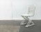 German Postmodern White Kreuzschwinger Chairs by Till Behrens for Schlubach, 1980s, Set of 3 2