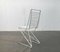 German Postmodern White Kreuzschwinger Chairs by Till Behrens for Schlubach, 1980s, Set of 3 9