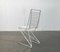 German Postmodern White Kreuzschwinger Chairs by Till Behrens for Schlubach, 1980s, Set of 3, Image 9
