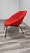 Mid-Century Red Fabric Armchair, 1960s 6
