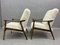 Vintage White Leather Armchairs, Set of 2, Image 16