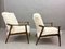 Vintage White Leather Armchairs, Set of 2 12