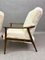 Vintage White Leather Armchairs, Set of 2 14