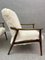 Vintage White Leather Armchairs, Set of 2 17