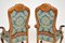 Antique Walnut Carver Armchairs, 1920s, Set of 2 5