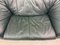 Vintage Sloop 2-Sitzer Sofa aus grünem Leder von Ligne Roset 11