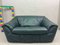 Vintage Sloop 2-Seater Sofa in Green Leather from Ligne Roset, Image 1