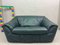 Vintage Sloop 2-Sitzer Sofa aus grünem Leder von Ligne Roset 1